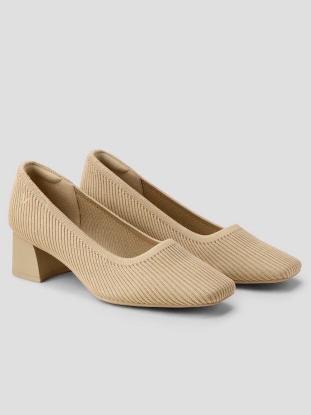 VIVAIA Square-Toe Chunky Heels (Melody) 8